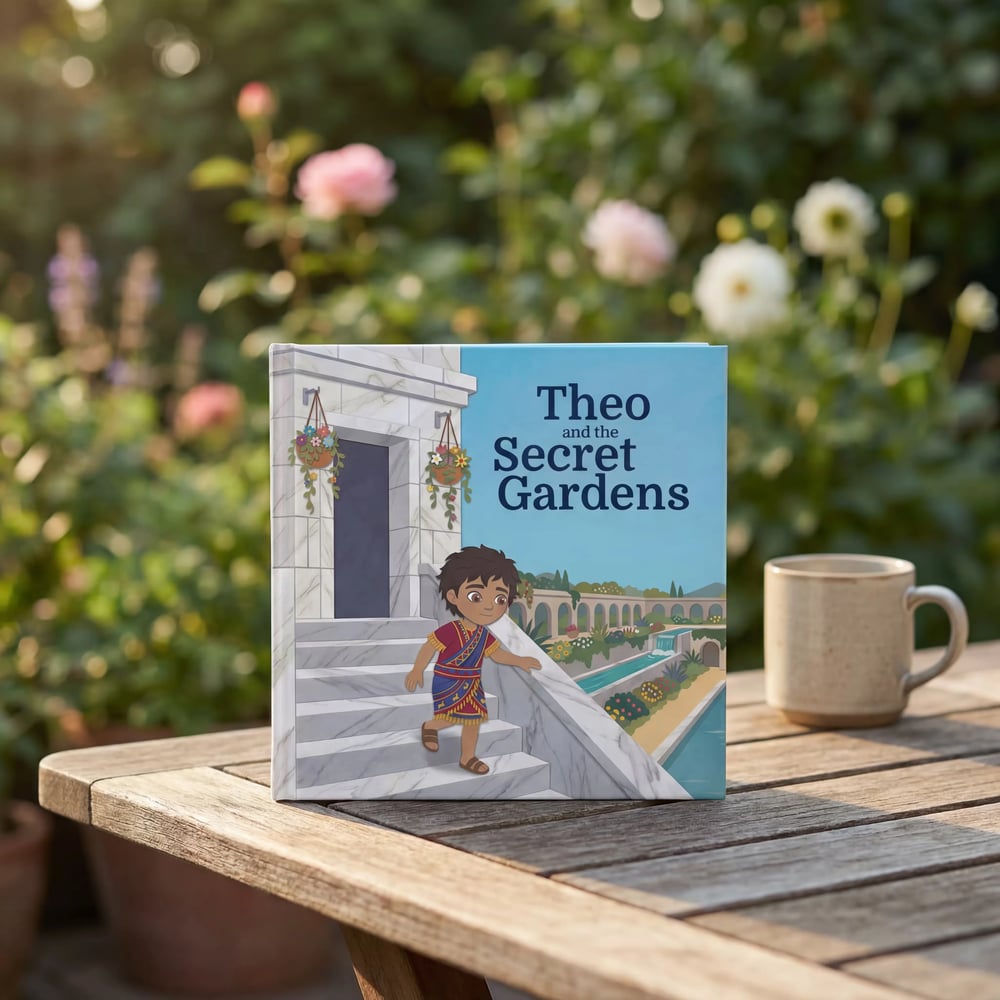 Child reading a personalized book